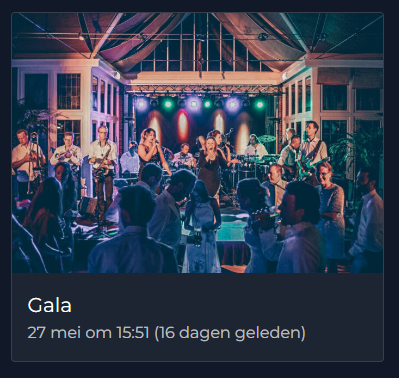 Evenementenlijst